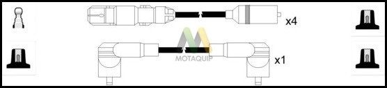 MOTAQUIP Комплект проводов зажигания LDRL1565