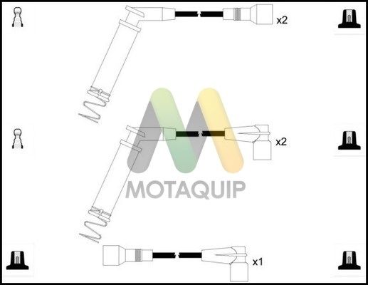 MOTAQUIP Комплект проводов зажигания LDRL1588
