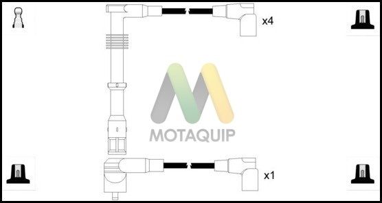 MOTAQUIP Комплект проводов зажигания LDRL1589