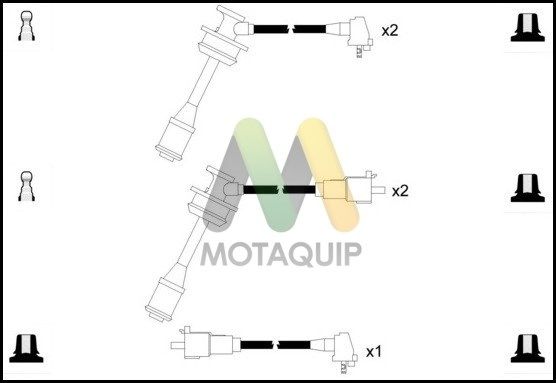 MOTAQUIP Комплект проводов зажигания LDRL1633