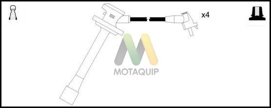 MOTAQUIP Комплект проводов зажигания LDRL1641