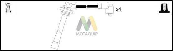 MOTAQUIP Комплект проводов зажигания LDRL1740