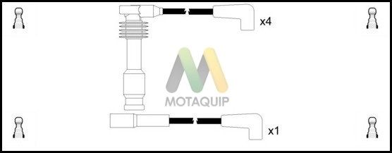 MOTAQUIP Комплект проводов зажигания LDRL1753