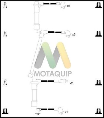 MOTAQUIP Комплект проводов зажигания LDRL1754