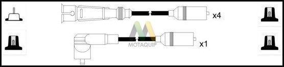 MOTAQUIP Комплект проводов зажигания LDRL1769