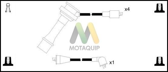 MOTAQUIP Комплект проводов зажигания LDRL1776