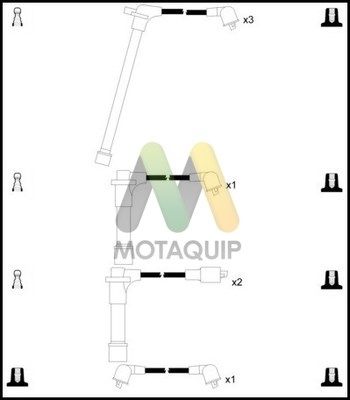 MOTAQUIP Комплект проводов зажигания LDRL1782