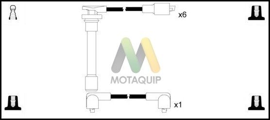 MOTAQUIP Комплект проводов зажигания LDRL1792