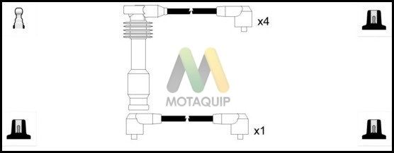 MOTAQUIP Комплект проводов зажигания LDRL1797