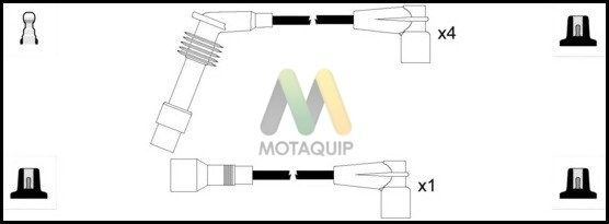 MOTAQUIP Комплект проводов зажигания LDRL1838