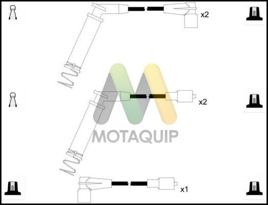 MOTAQUIP Комплект проводов зажигания LDRL1843