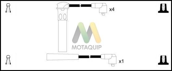 MOTAQUIP Комплект проводов зажигания LDRL379