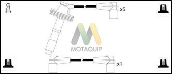 MOTAQUIP Комплект проводов зажигания LDRL497