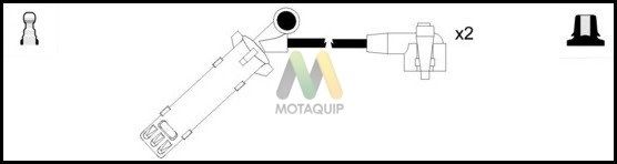 MOTAQUIP Комплект проводов зажигания LDRL580