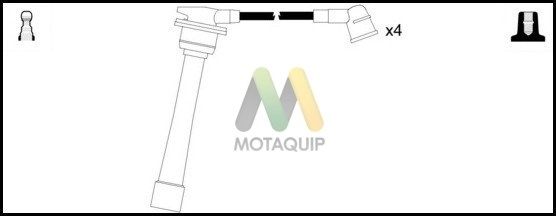 MOTAQUIP Комплект проводов зажигания LDRL596