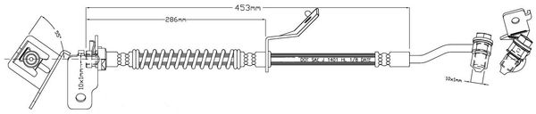 MOTAQUIP Pidurivoolik LVBH1477