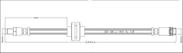 MOTAQUIP Pidurivoolik LVBH1554