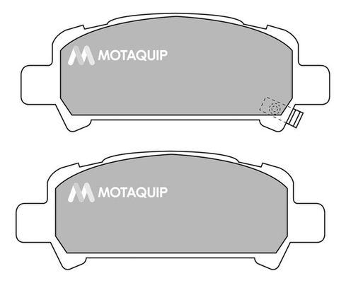MOTAQUIP Комплект тормозных колодок, дисковый тормоз LVXL1010