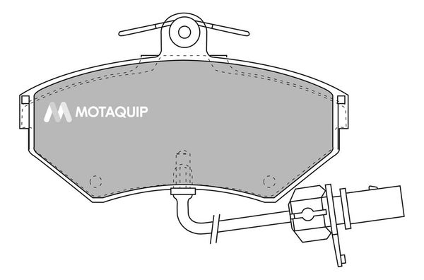 MOTAQUIP Комплект тормозных колодок, дисковый тормоз LVXL1016