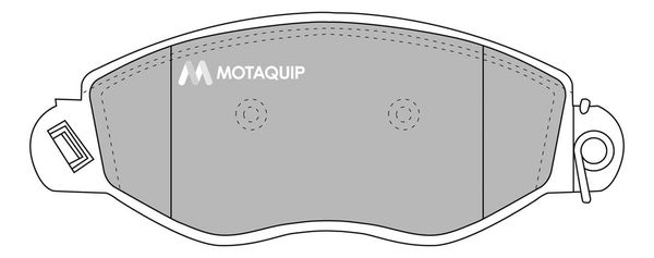 MOTAQUIP Комплект тормозных колодок, дисковый тормоз LVXL1021