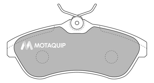 MOTAQUIP Комплект тормозных колодок, дисковый тормоз LVXL1033