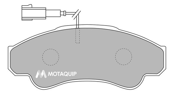 MOTAQUIP Piduriklotsi komplekt,ketaspidur LVXL1034