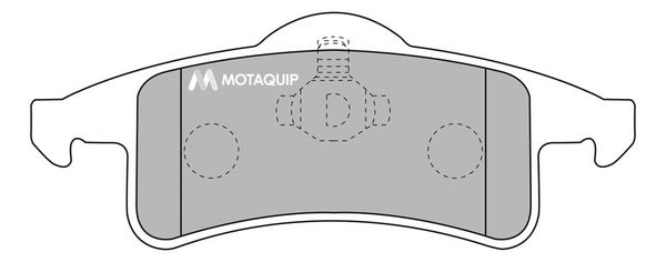 MOTAQUIP Комплект тормозных колодок, дисковый тормоз LVXL1051