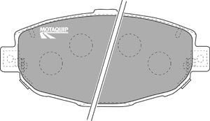 MOTAQUIP Комплект тормозных колодок, дисковый тормоз LVXL1062