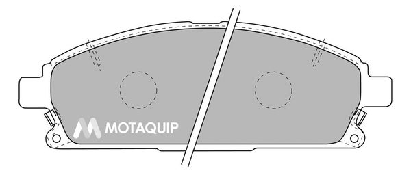 MOTAQUIP Комплект тормозных колодок, дисковый тормоз LVXL1085