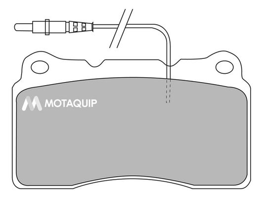 MOTAQUIP Piduriklotsi komplekt,ketaspidur LVXL1088