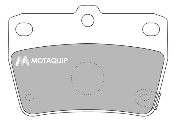 MOTAQUIP Комплект тормозных колодок, дисковый тормоз LVXL1110
