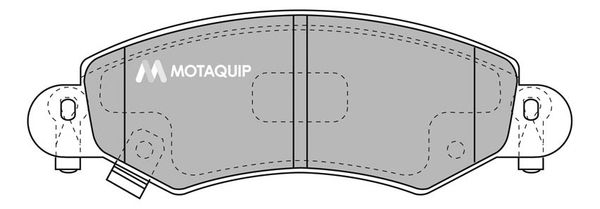 MOTAQUIP Комплект тормозных колодок, дисковый тормоз LVXL1112