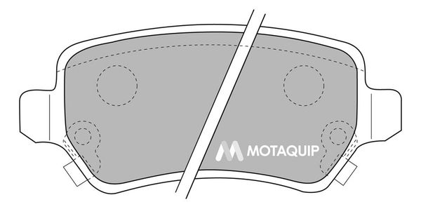 MOTAQUIP Комплект тормозных колодок, дисковый тормоз LVXL1117