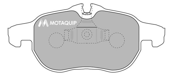 MOTAQUIP Комплект тормозных колодок, дисковый тормоз LVXL1119