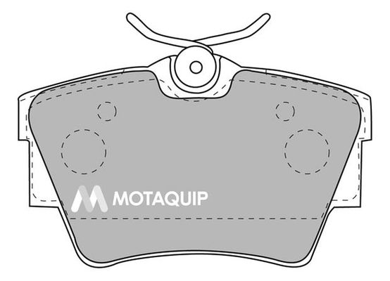 MOTAQUIP Комплект тормозных колодок, дисковый тормоз LVXL1123