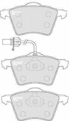 MOTAQUIP Piduriklotsi komplekt,ketaspidur LVXL1130