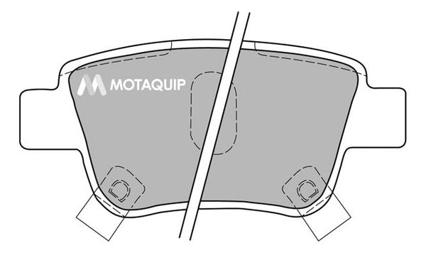 MOTAQUIP Комплект тормозных колодок, дисковый тормоз LVXL1137