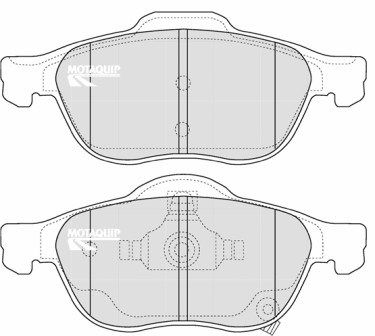 MOTAQUIP Piduriklotsi komplekt,ketaspidur LVXL1139