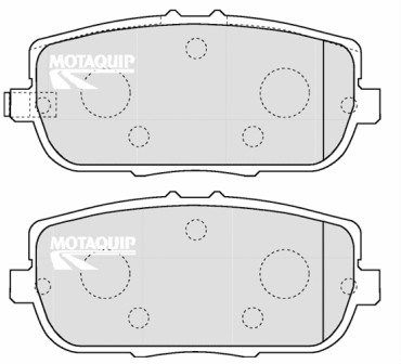 MOTAQUIP Комплект тормозных колодок, дисковый тормоз LVXL1174