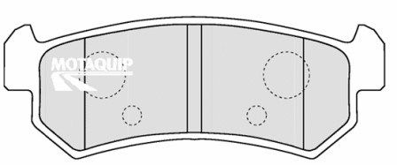 MOTAQUIP Комплект тормозных колодок, дисковый тормоз LVXL1177