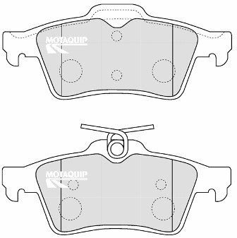 MOTAQUIP Piduriklotsi komplekt,ketaspidur LVXL1184