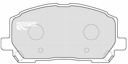 MOTAQUIP Комплект тормозных колодок, дисковый тормоз LVXL1207
