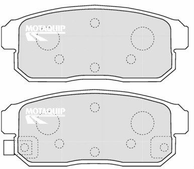 MOTAQUIP Комплект тормозных колодок, дисковый тормоз LVXL1212