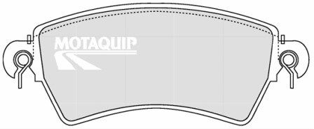 MOTAQUIP Комплект тормозных колодок, дисковый тормоз LVXL1242
