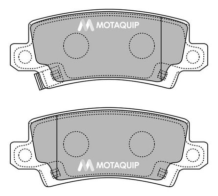 MOTAQUIP Piduriklotsi komplekt,ketaspidur LVXL1243