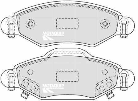 MOTAQUIP Комплект тормозных колодок, дисковый тормоз LVXL1248