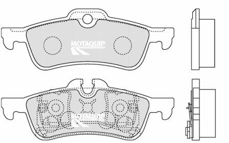 MOTAQUIP Piduriklotsi komplekt,ketaspidur LVXL1257