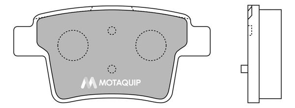 MOTAQUIP Комплект тормозных колодок, дисковый тормоз LVXL1261