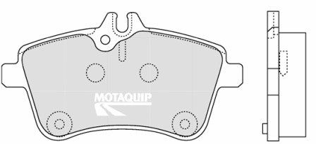 MOTAQUIP Комплект тормозных колодок, дисковый тормоз LVXL1267