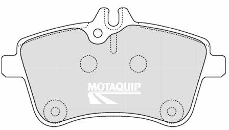 MOTAQUIP Piduriklotsi komplekt,ketaspidur LVXL1268